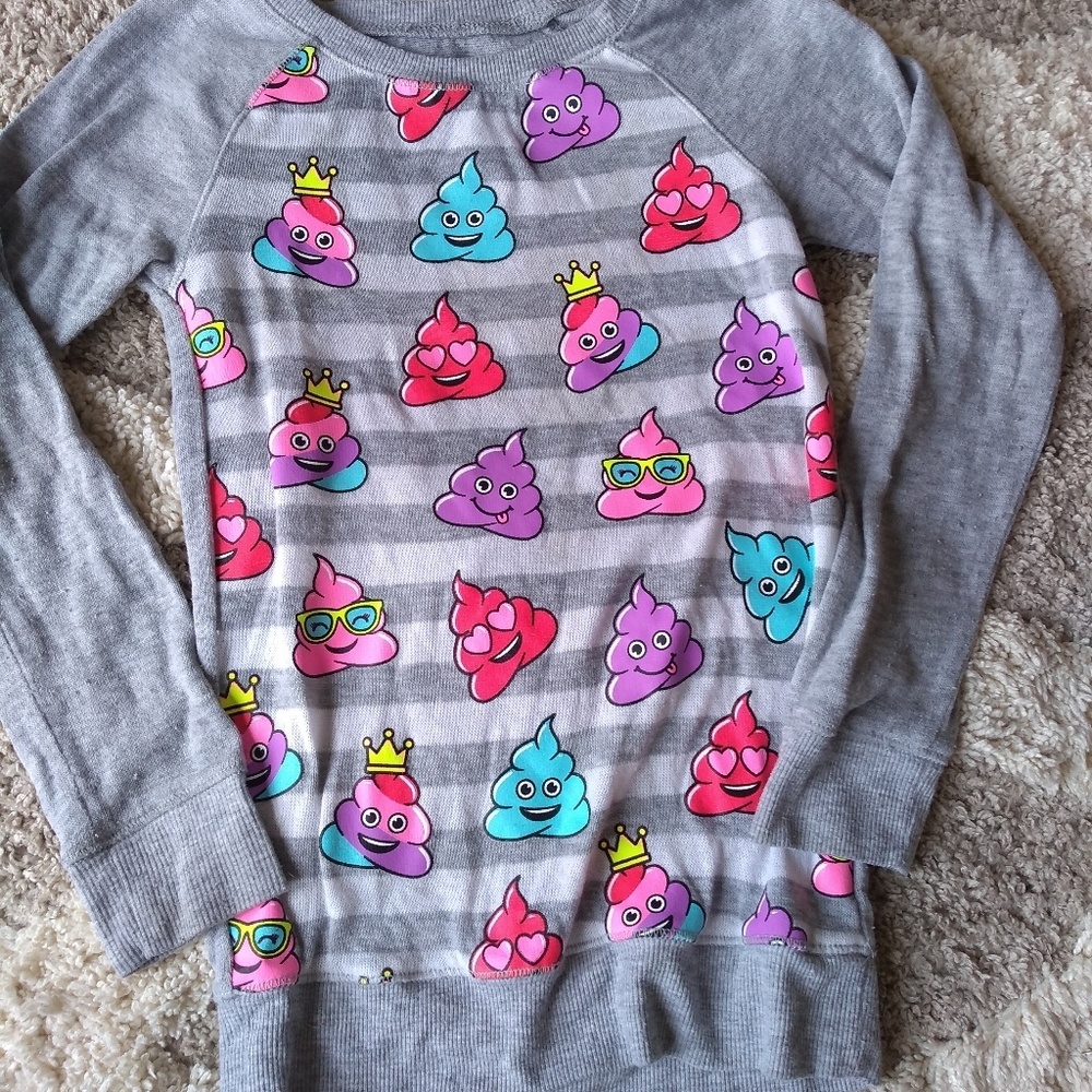 Justice 💩 Emoji Sweater Tee